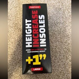NEW Height Increase Insoles - Large